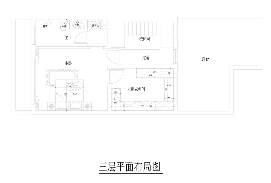 三樓平面圖現(xiàn)代簡約設(shè)計